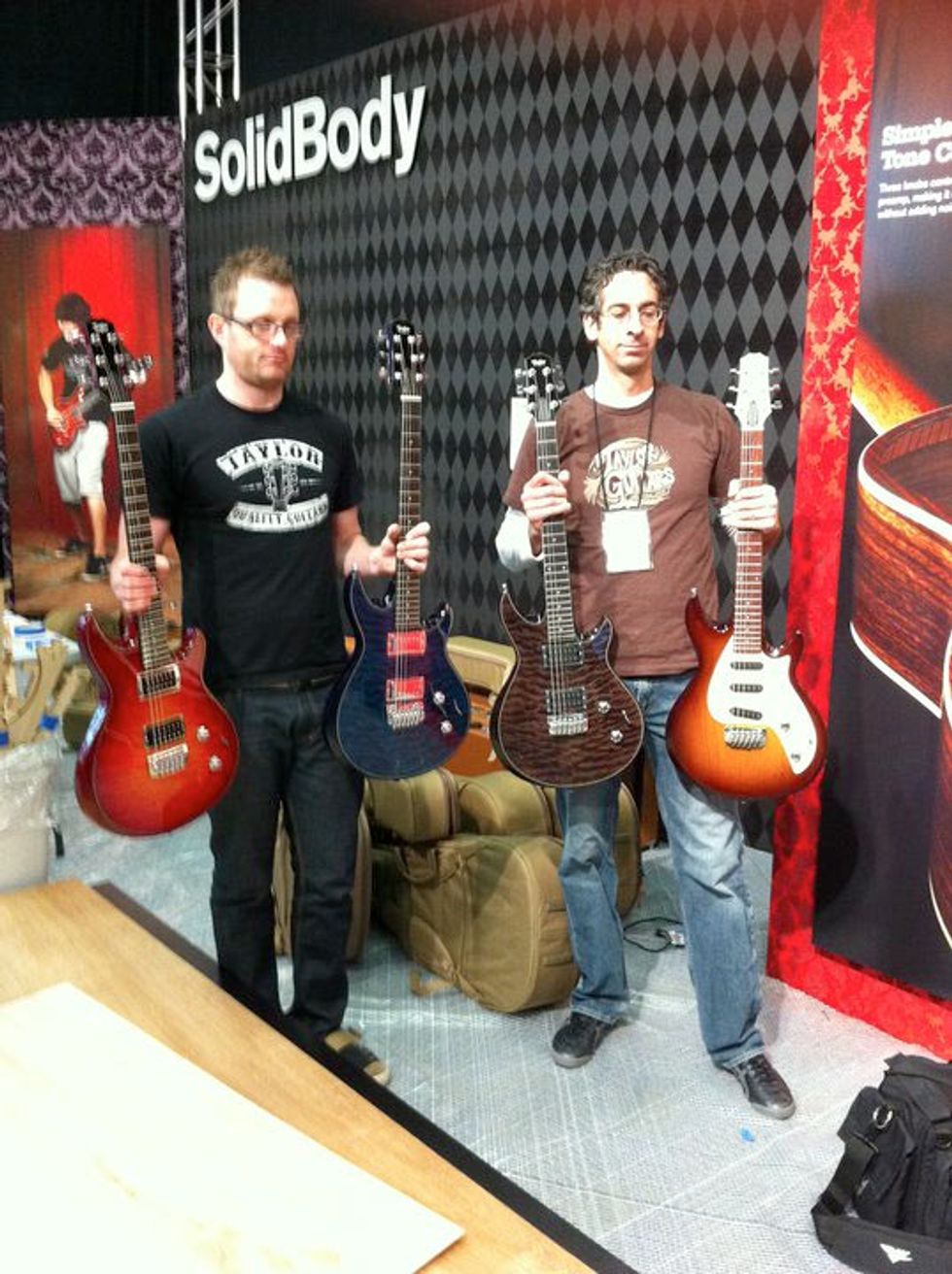 Taylor Double Cutaway Solidbodies