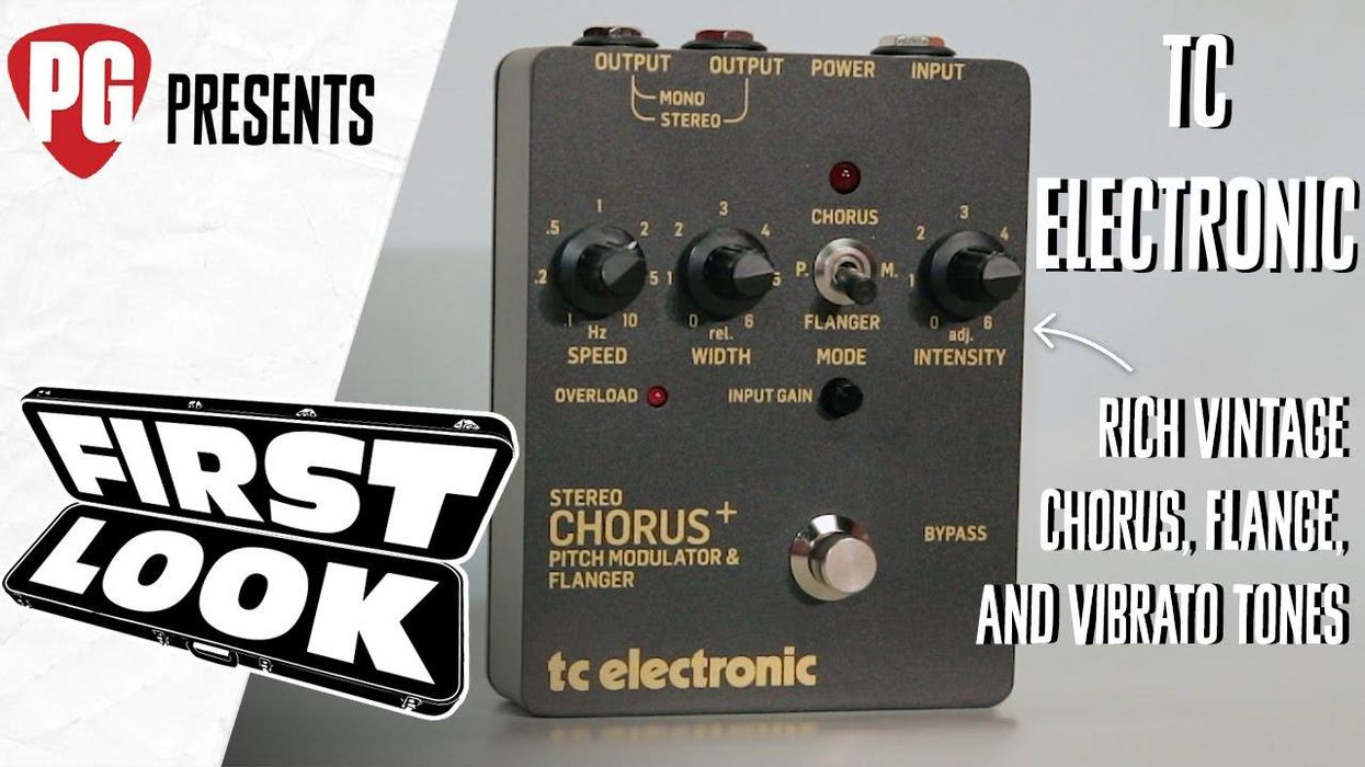 First Look: TC Electronic SCF Gold Stereo Chorus Flanger