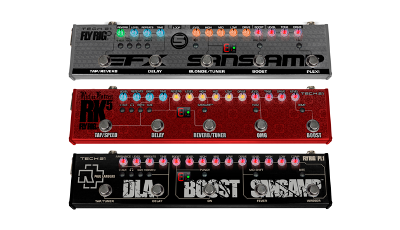 Tech 21 Unveils New Fly Rigs & Geddy Lee SansAmp - Premier Guitar