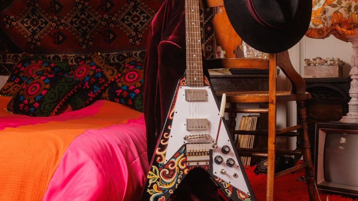 Epiphone Introduces Jimi Hendrix "Love Drops" Flying V