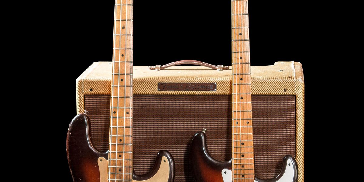 1959 Fender Precision Bass And Stratocaster Premier Guitar 1959 Fender Precision Bass And Stratocaster Premier Guitar
