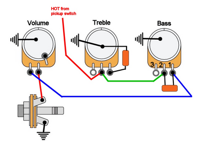How to Wire a Passive Treble and Bass Circuit for Guitar Premier Guitar