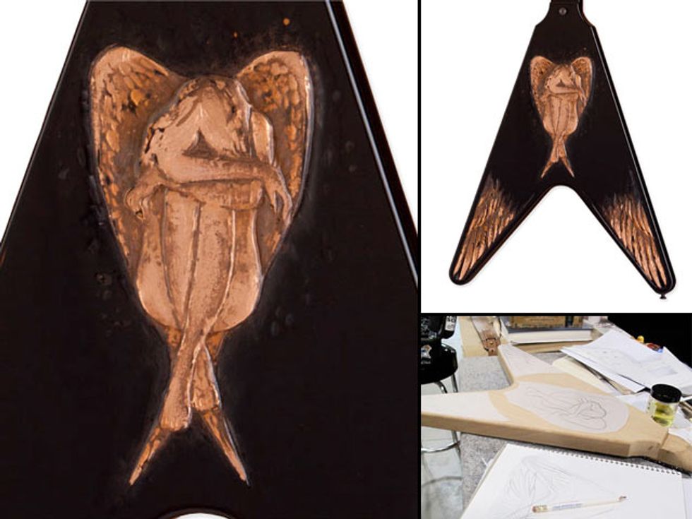 The Raven Flying V Details