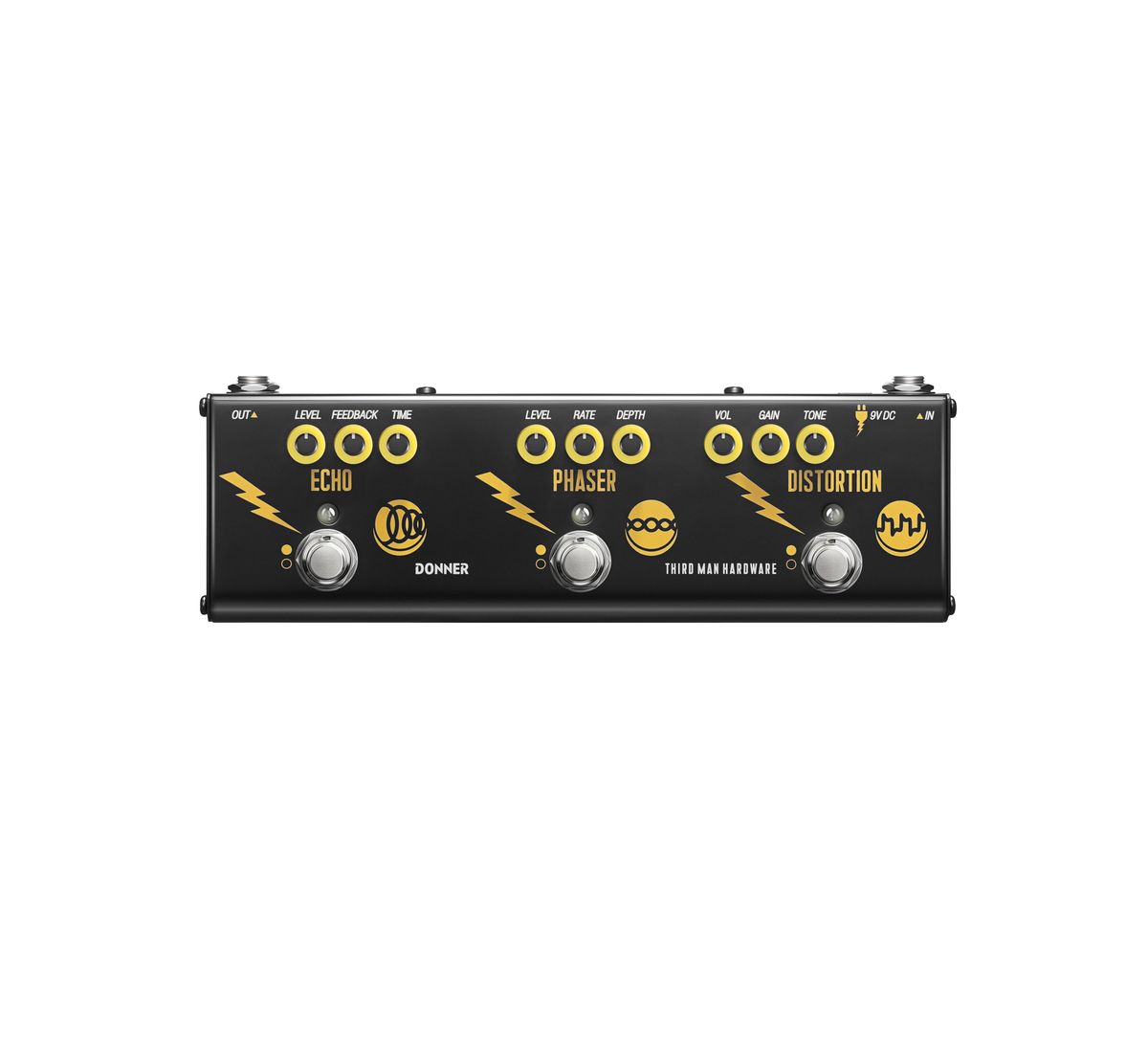 Third Man and Donner Triple Threat pedal