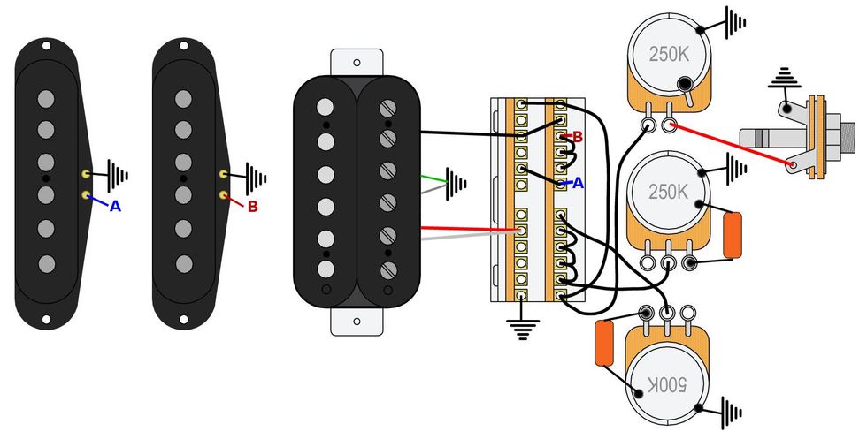 Fender Player Stratocaster Hss Wiring Diagram - Wiring Diagram and