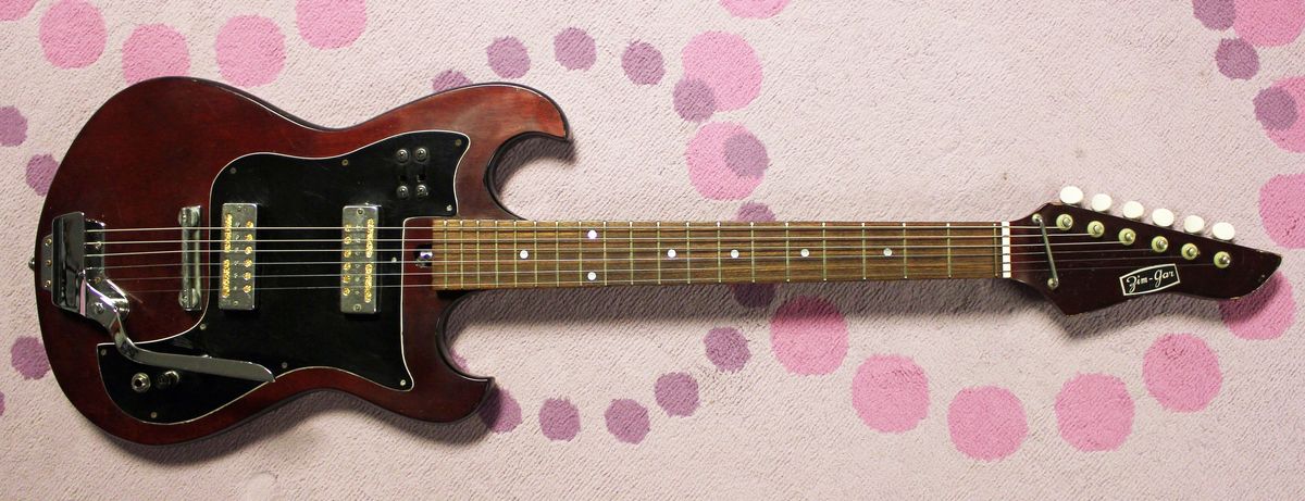 A Weird Import Guitar Ready for the Butcher Shop