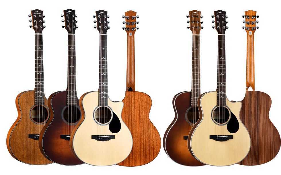 FC Mini Series 3/4 Size Venetian Cut-away Travel Guitars