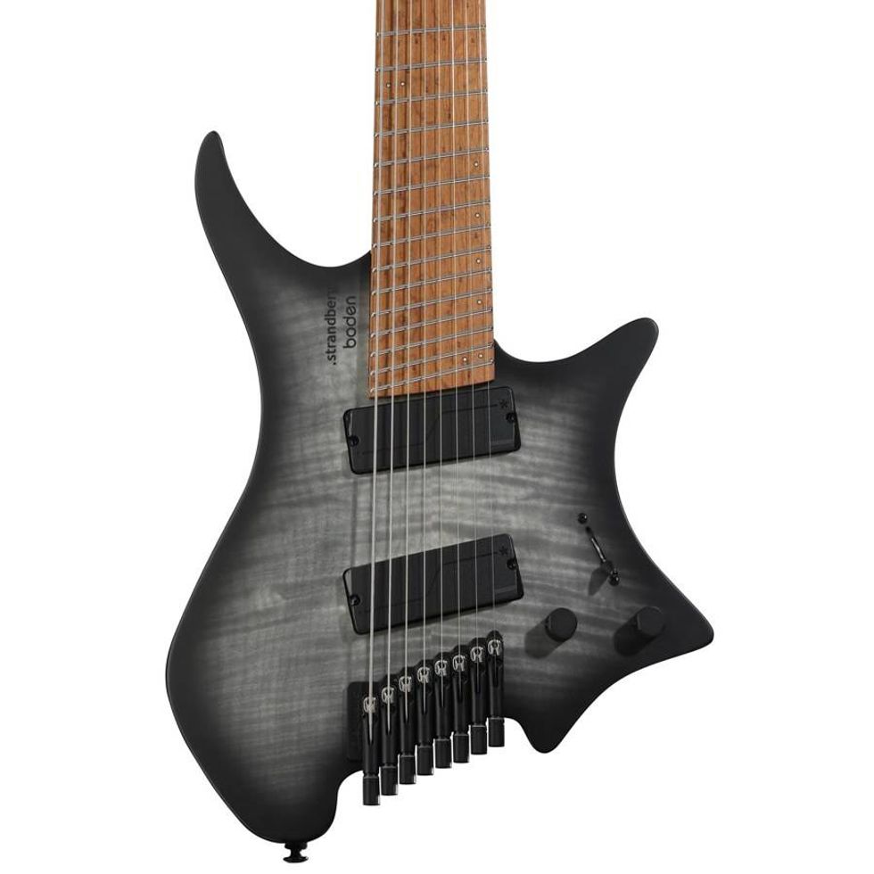 Strandberg Boden Original N2.8 8-string Electric Guitar - Black Denim Burst Satin