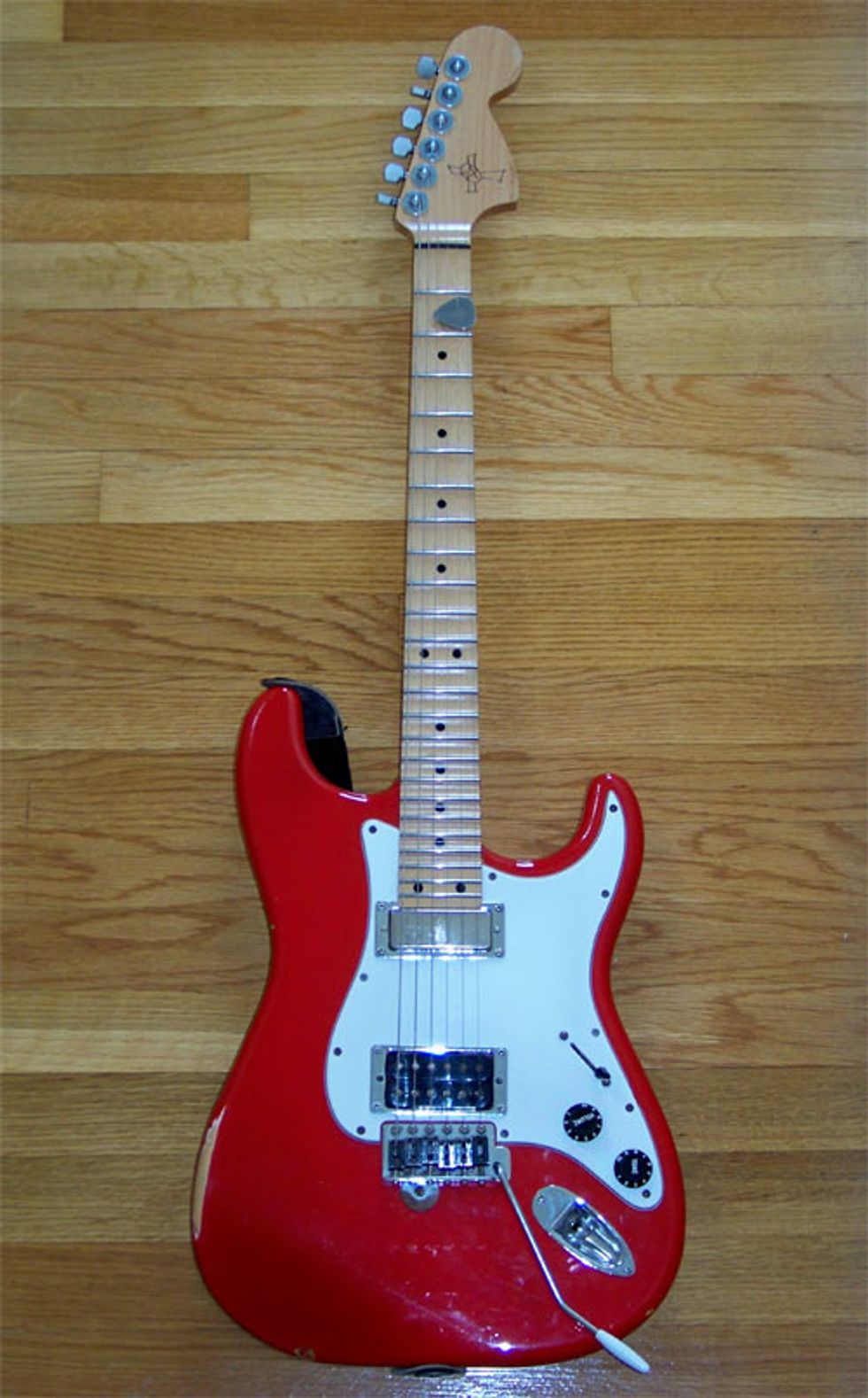 Tokai-Bodied Strat-Style Homemade Guitar