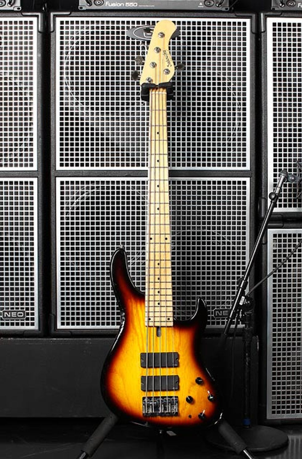 Tom Hamilton's Sadowsky Sunburst 5-String