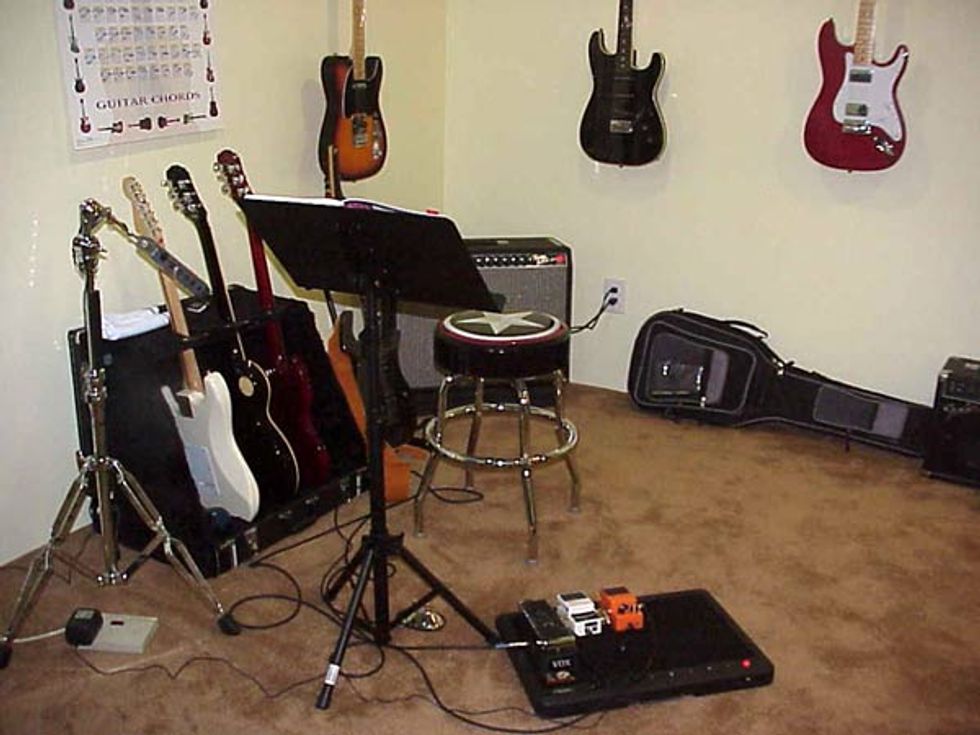 Tom Schupbach's Practice Space