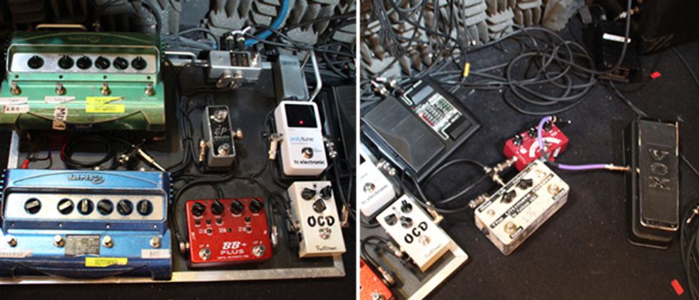 Toshi Yanagi's Pedalboard