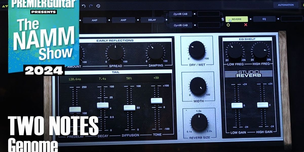 Two Notes Genome Demo NAMM 2024 Premier Guitar Two notes genome demo namm 2024 premier guitar