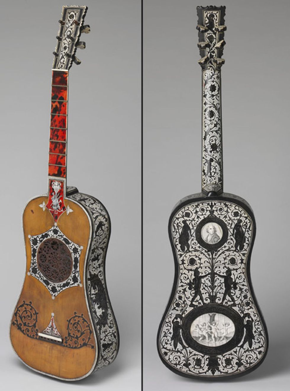 Unidentified Guitar, circa 1800