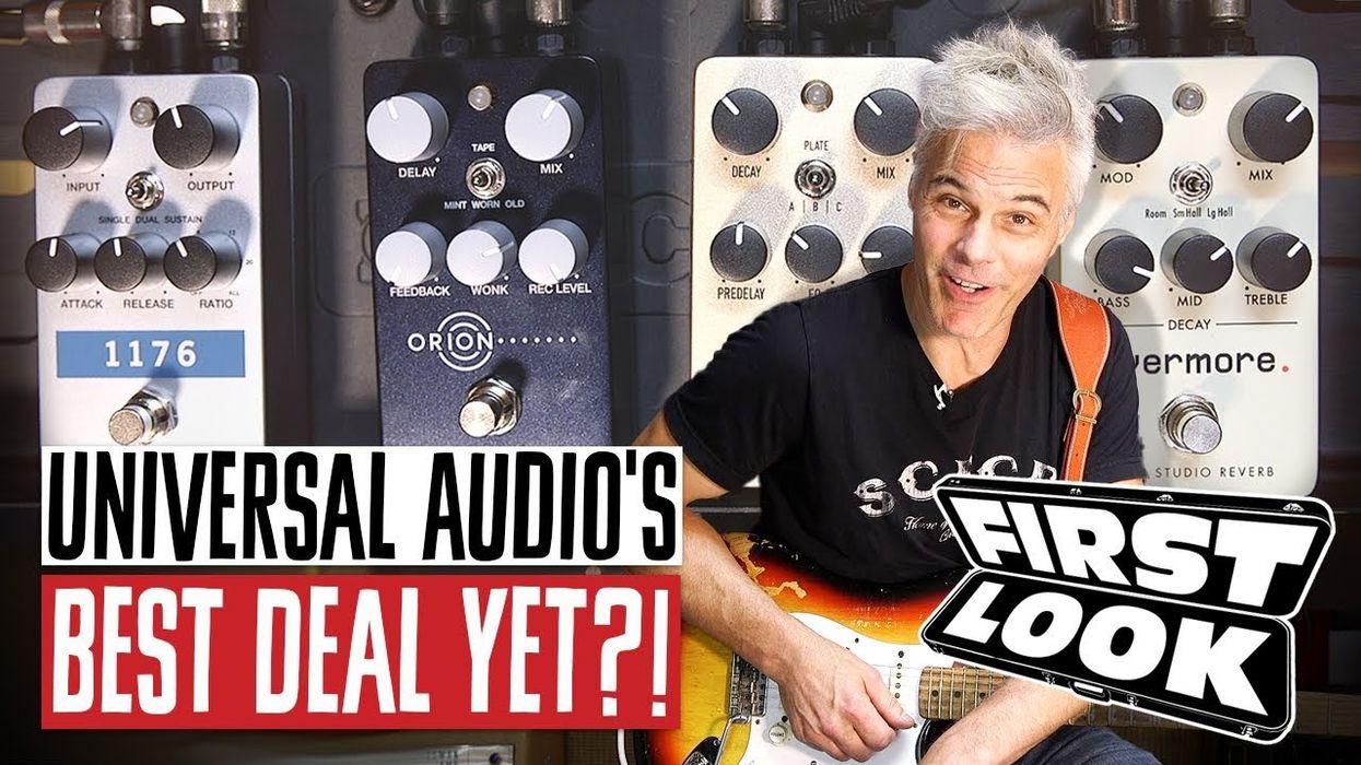First Look: Universal Audio 1176 Compressor, Orion Tape Echo, Heavenly Plate Reverb, & Evermore Studio Reverb