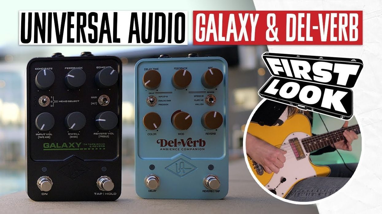 First Look: Universal Audio Galaxy ’74 Tape Echo/Reverb & Del-Verb Ambience Companion