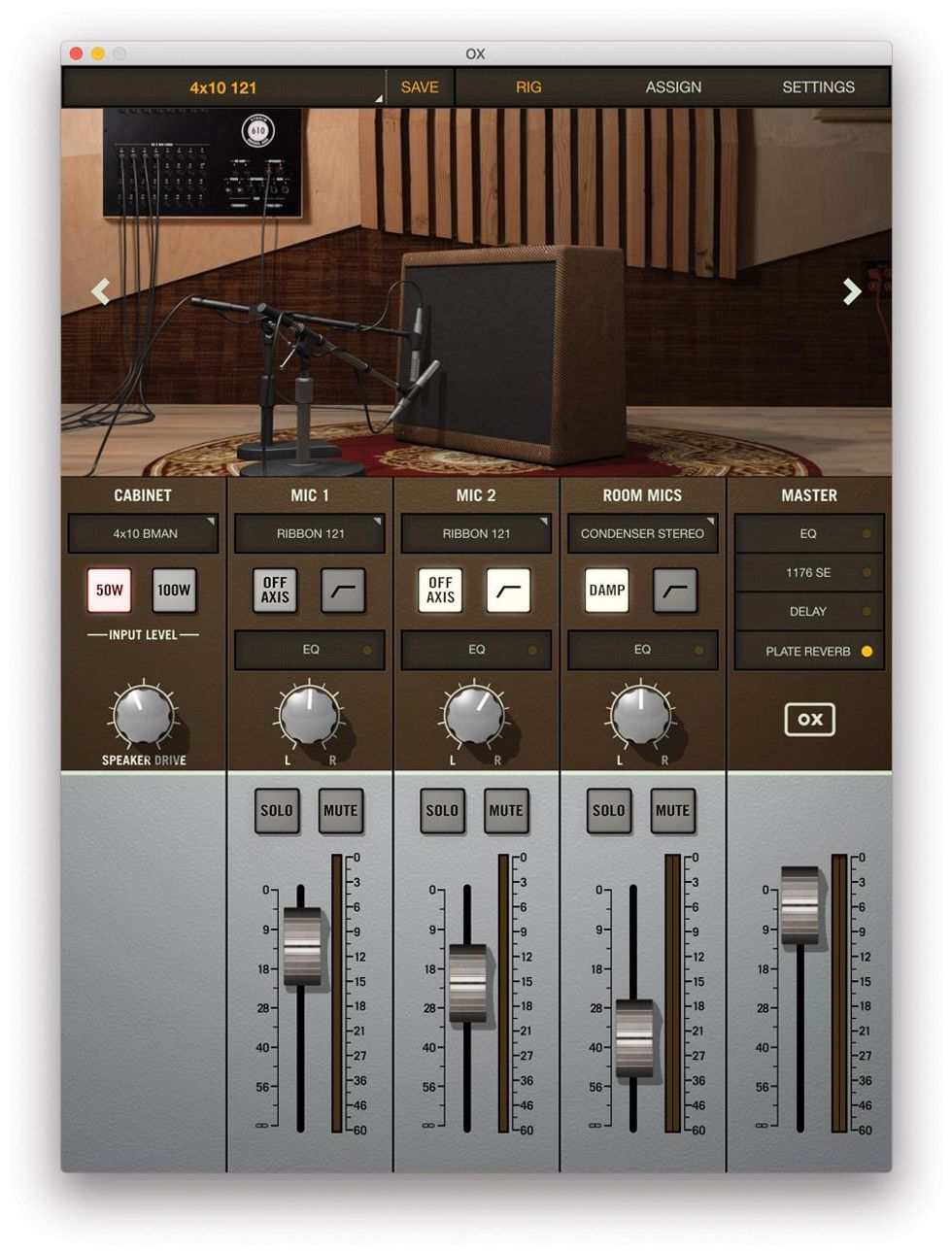 Universal Audio\u2019s Amp Top Box editor