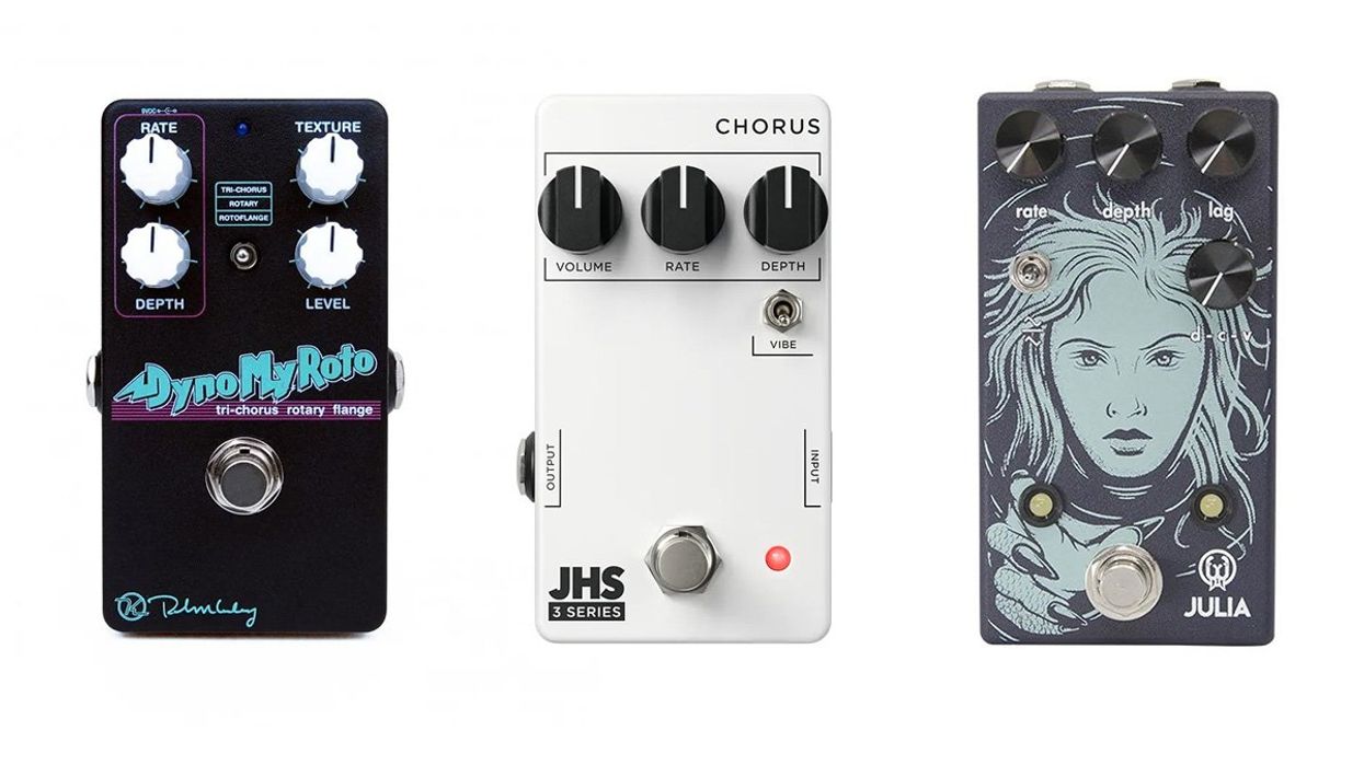 Various Chorus Pedals