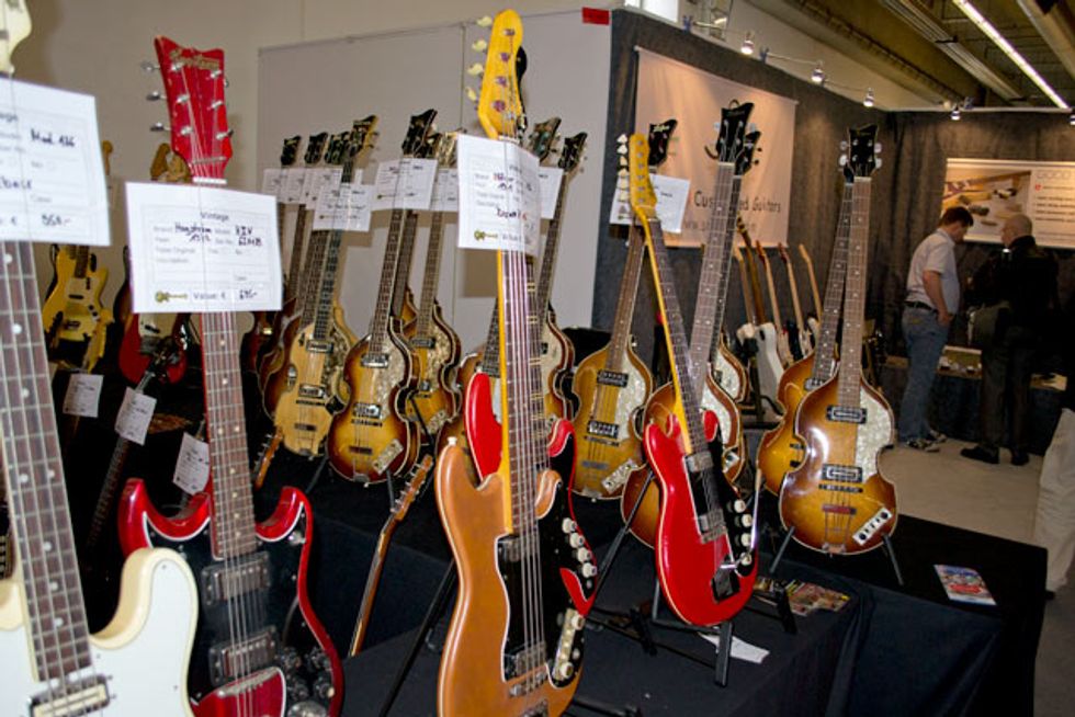 Vintage Hofners and Hagstroms