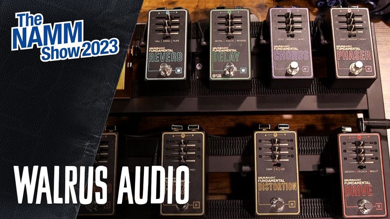 Walrus Audio Fundamental Series Pedal Demos | NAMM 2023