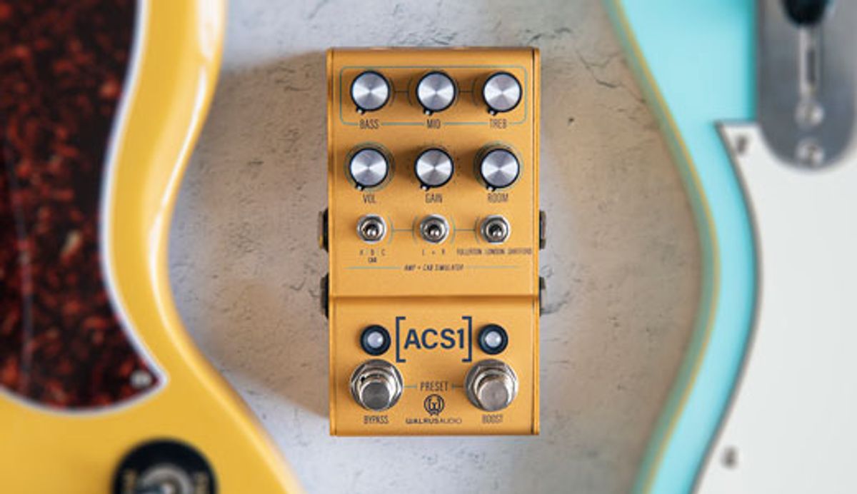 Walrus Audio Unveils the ACS1 Amplifier & Cab Simulator