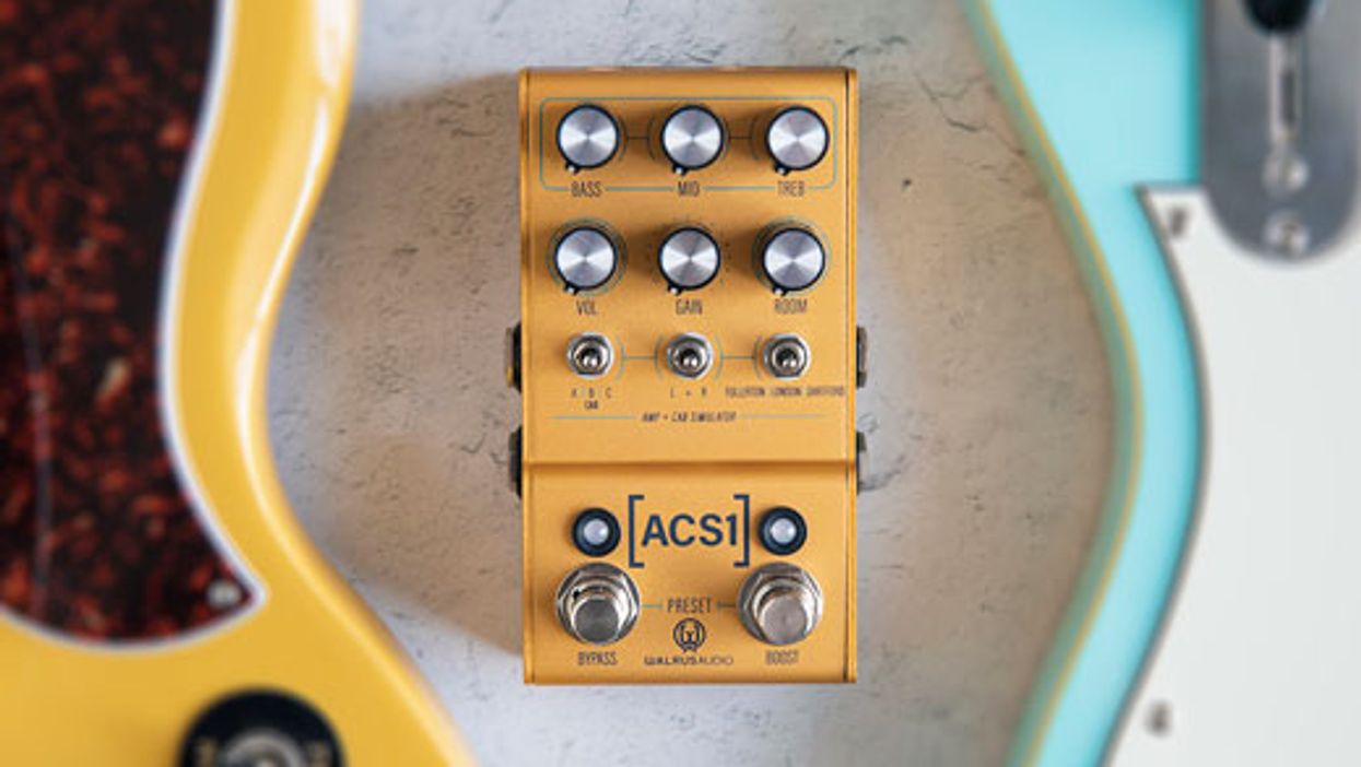 Walrus Audio Unveils the ACS1 Amplifier & Cab Simulator
