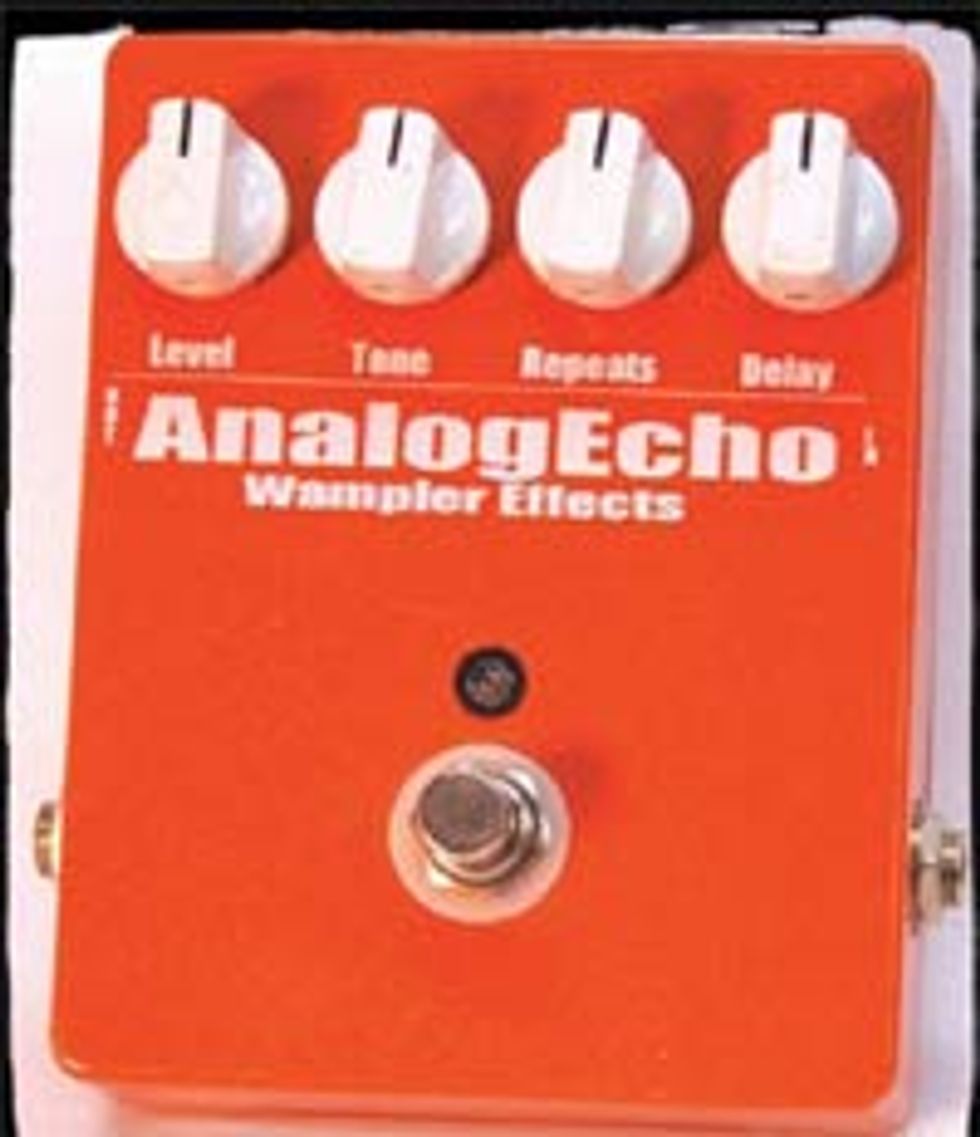 Wampler Analog Echo Pedal Review Premier Guitar