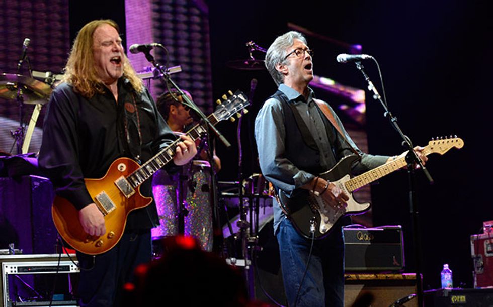 Warren Haynes and Eric Clapton
