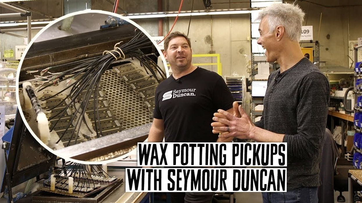 Wax-Potting Pickups at Seymour Duncan