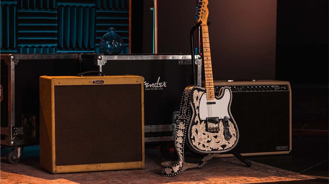 waylon jennings signature guitar and fender amps