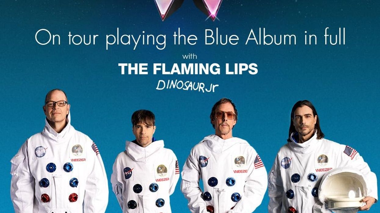 Weezer 2024 tour poster