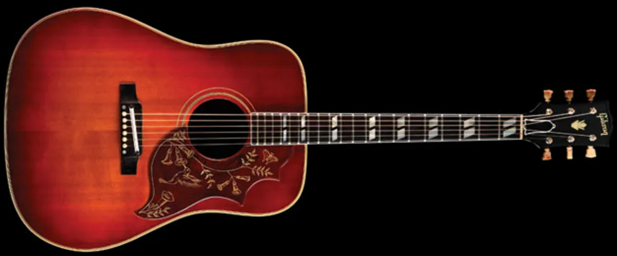 Баритон гитара Гибсон. Электроакустические гитары Gibson. Fender Hummingbird. Гитара Gibson на a4. Золотая коллекция гитара