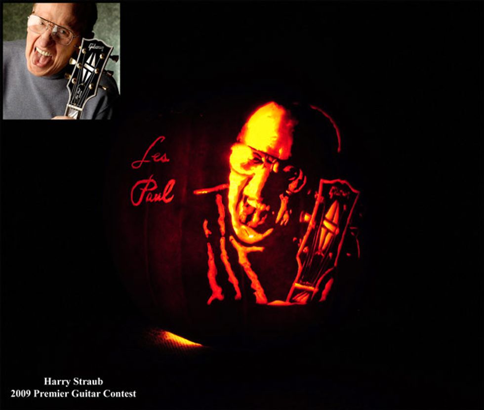 WINNER - Gear Category: Les Paul Pumpkin