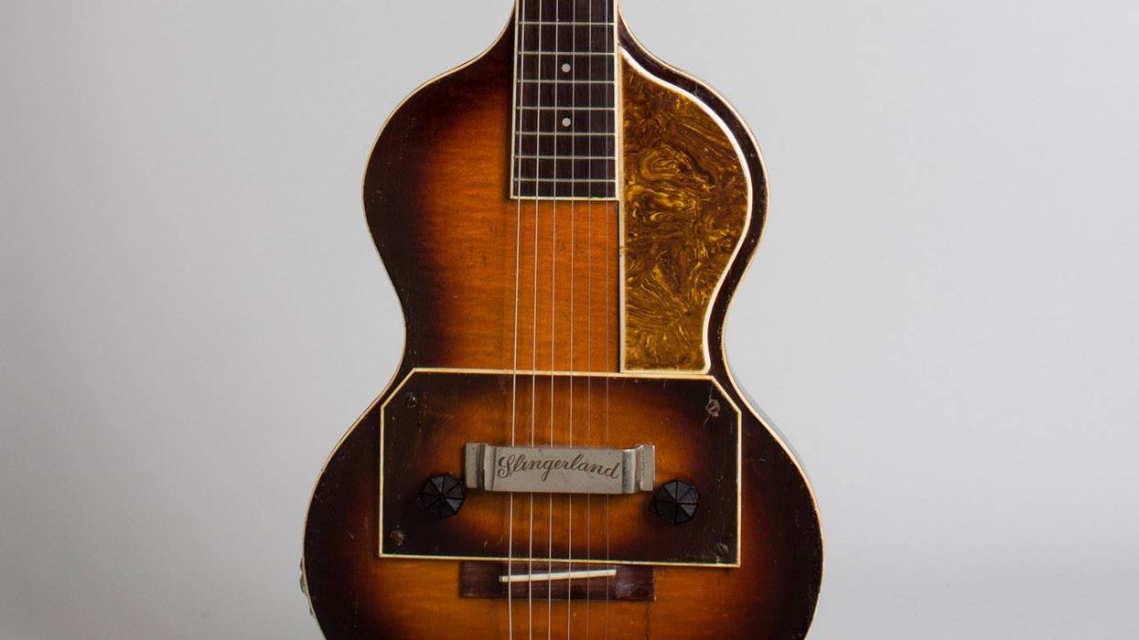 A Famous Drum Company’s First Electric Guitar