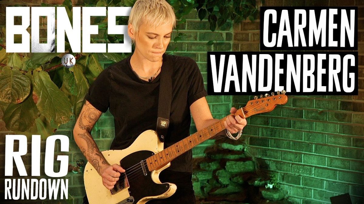 Bones UK Lead Guitarist Carmen Vandenberg's Signature Rig