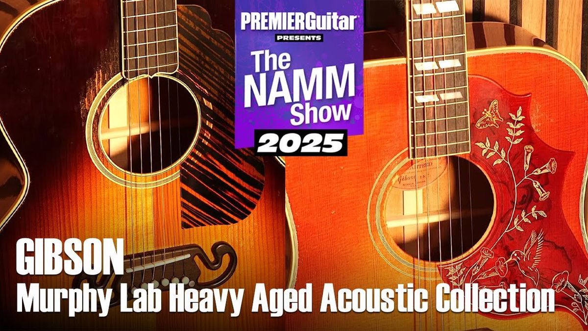 Gibson Murphy Lab Heavy Aged Acoustic Collection Demos | NAMM 2025