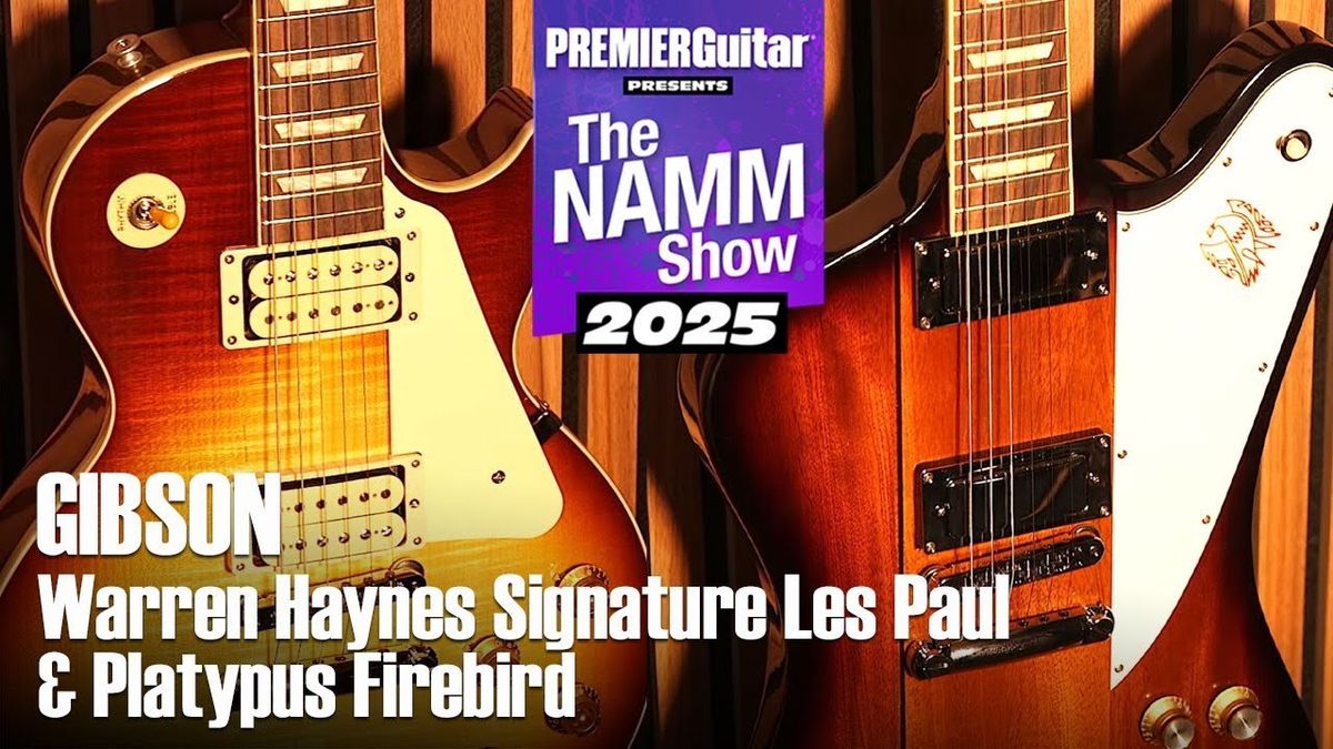 Gibson Warren Haynes Signature Les Paul & Platypus Firebird | NAMM 2025