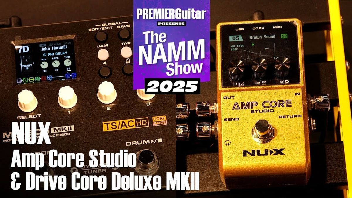 NUX Amp Core Studio & Drive Core Deluxe MKII Demo | NAMM 2025