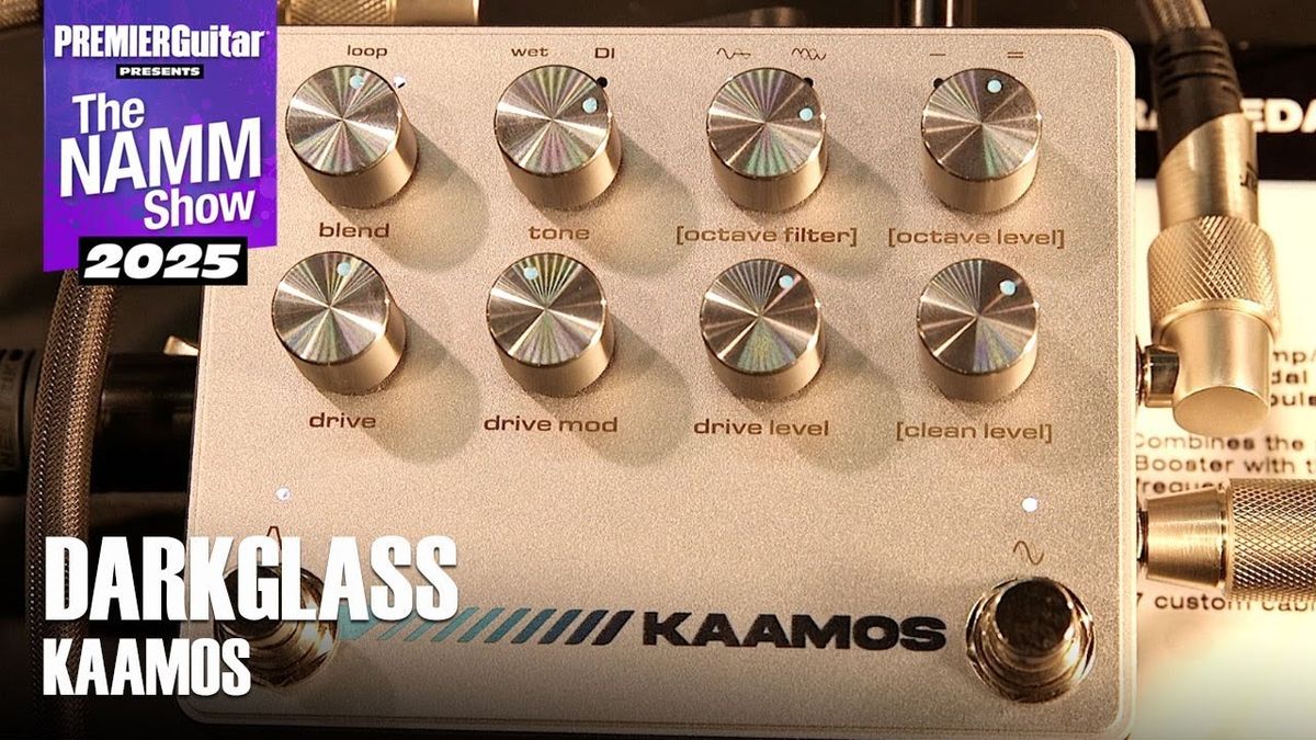 Darkglass Kaamos Amos Heller Signature Distortion & Octave | NAMM 2025