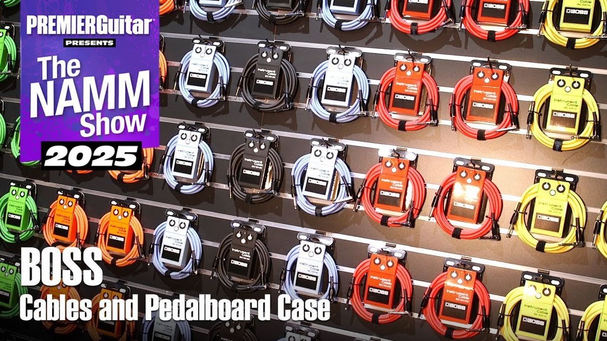 Boss Cables & Pedalboard Case | NAMM 2025