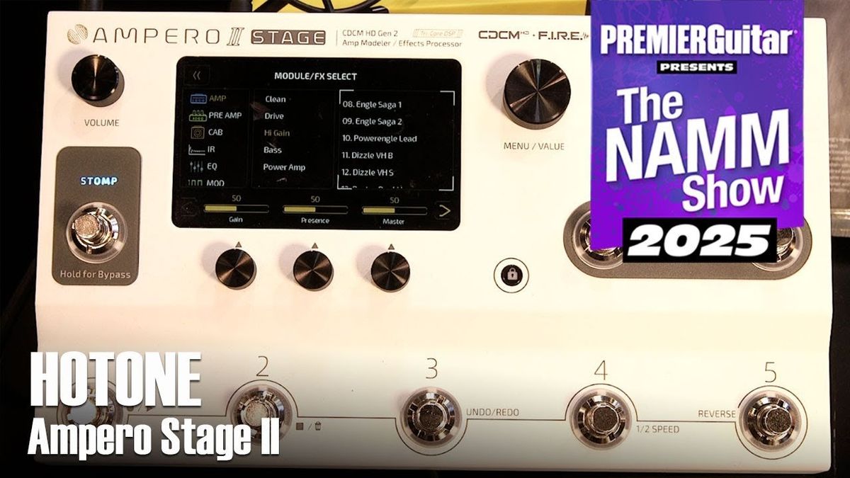 Hotone Ampero II Stage | NAMM 2025