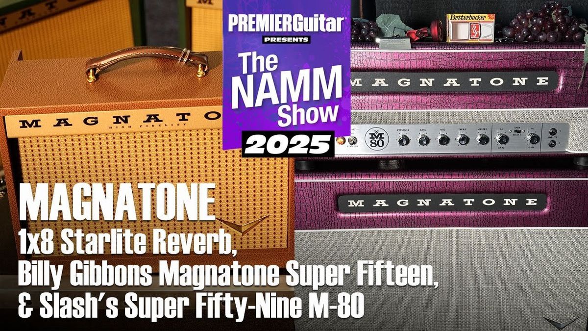 Magnatone 1x8 Starlite Reverb, Billy Gibbons & Slash Amps Demo | NAMM 2025