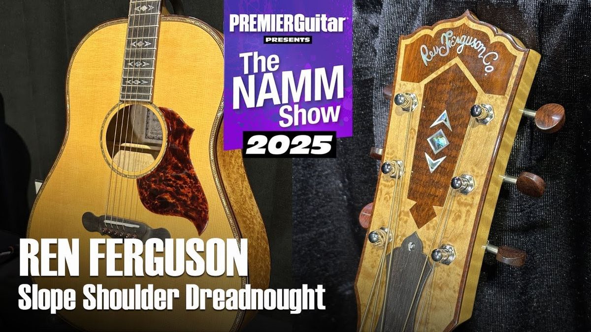 Ren Ferguson Co. Slope Shoulder Dreadnought Demo | NAMM 2025
