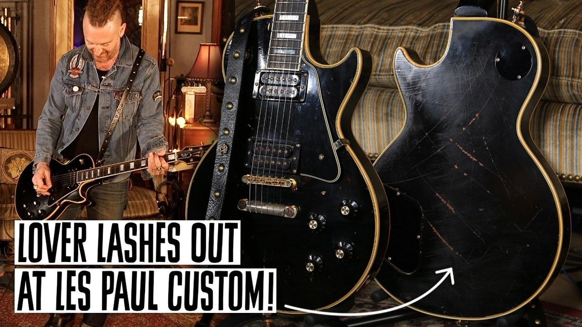 Paul Moak's 1970 Les Paul Custom: Jilted Lover Attacks Guitar