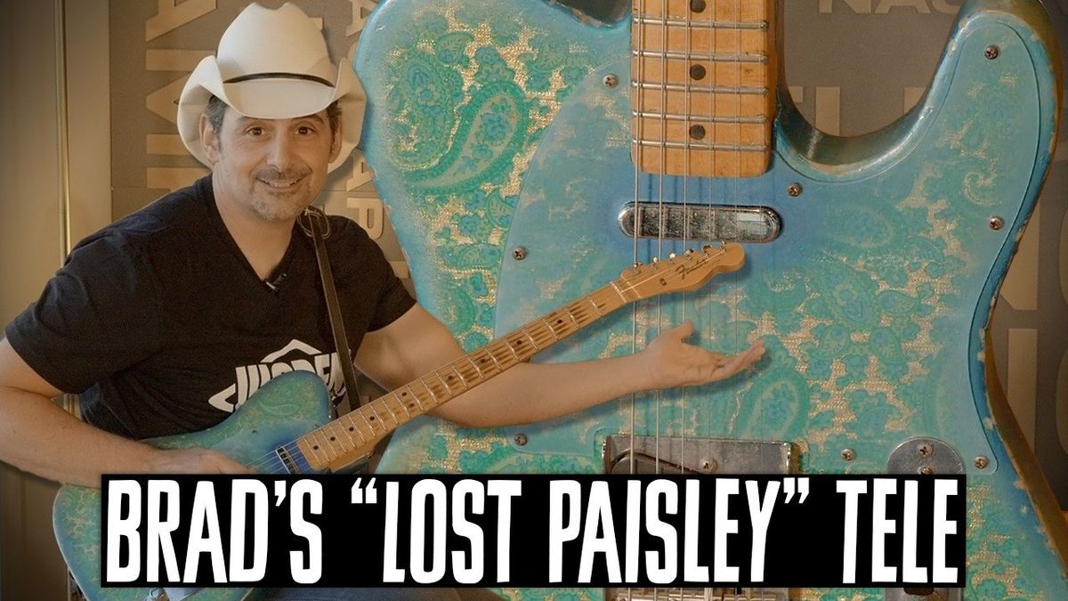Brad Paisley Unveils New Fender “Lost Paisley” Signature Telecaster in Nashville