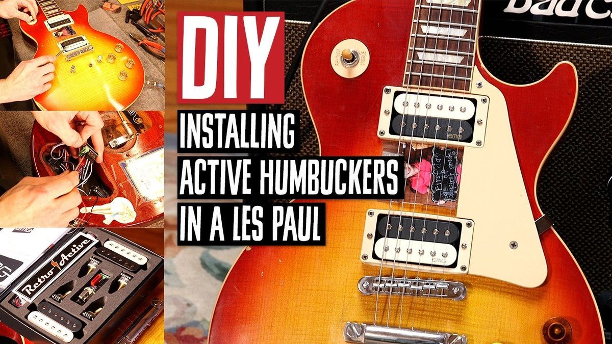 DIY: Installing Active Humbuckers in a Gibson Les Paul