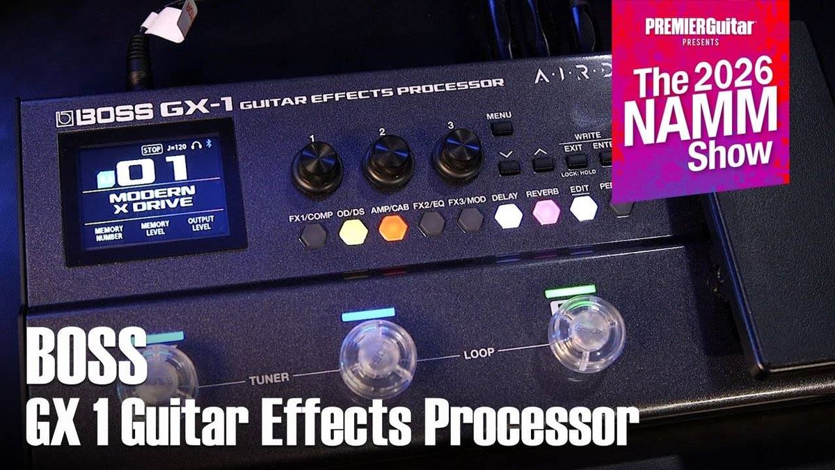 Boss GX-1 Guitar Effects Processor | NAMM 2026