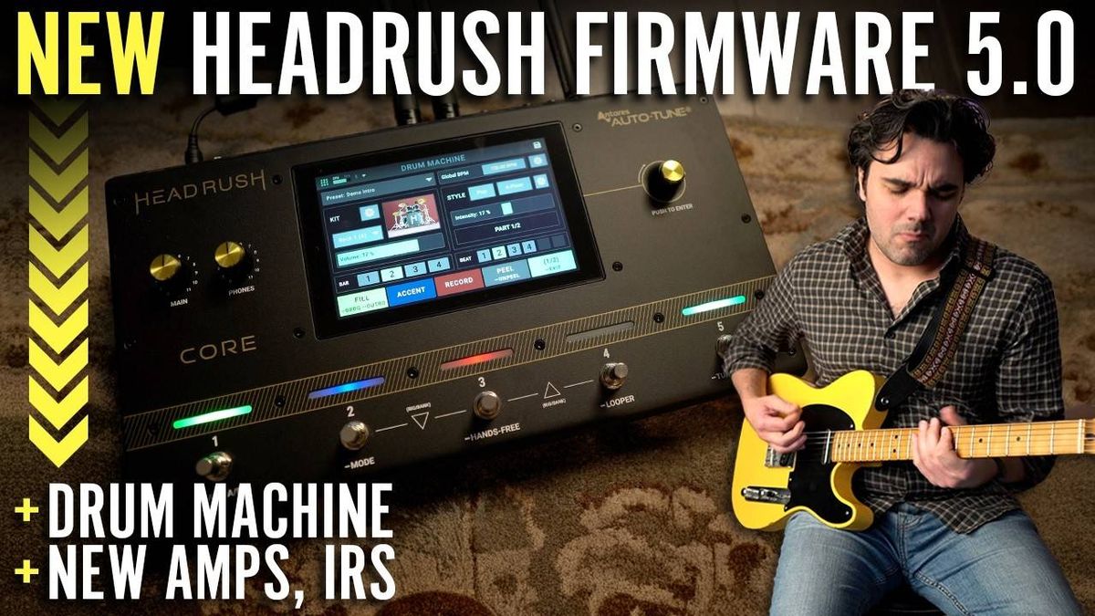 What's New in HeadRush 5.0? Drum Machine, High-Gain, Transparent Overdrives