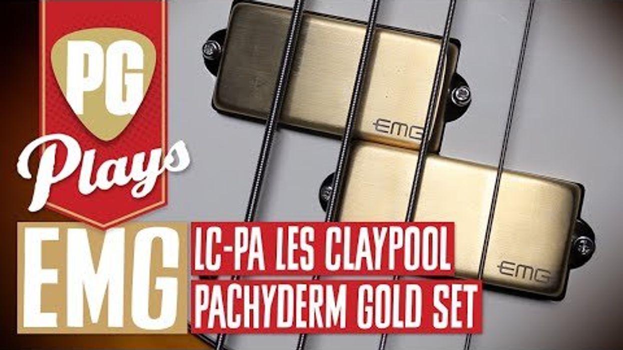 EMG Pachyderm Gold Les Claypool Signature Pickups Demo