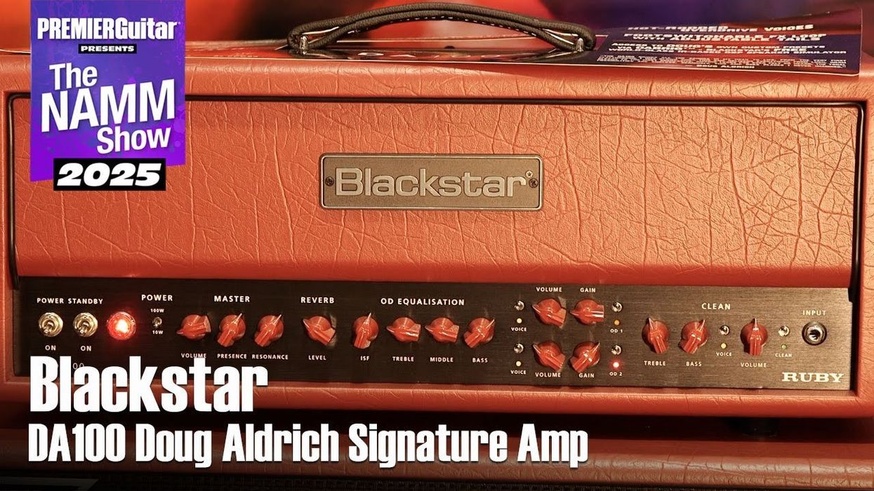 Blackstar DA100 Ruby Doug Aldrich Signature Amp | NAMM 2025